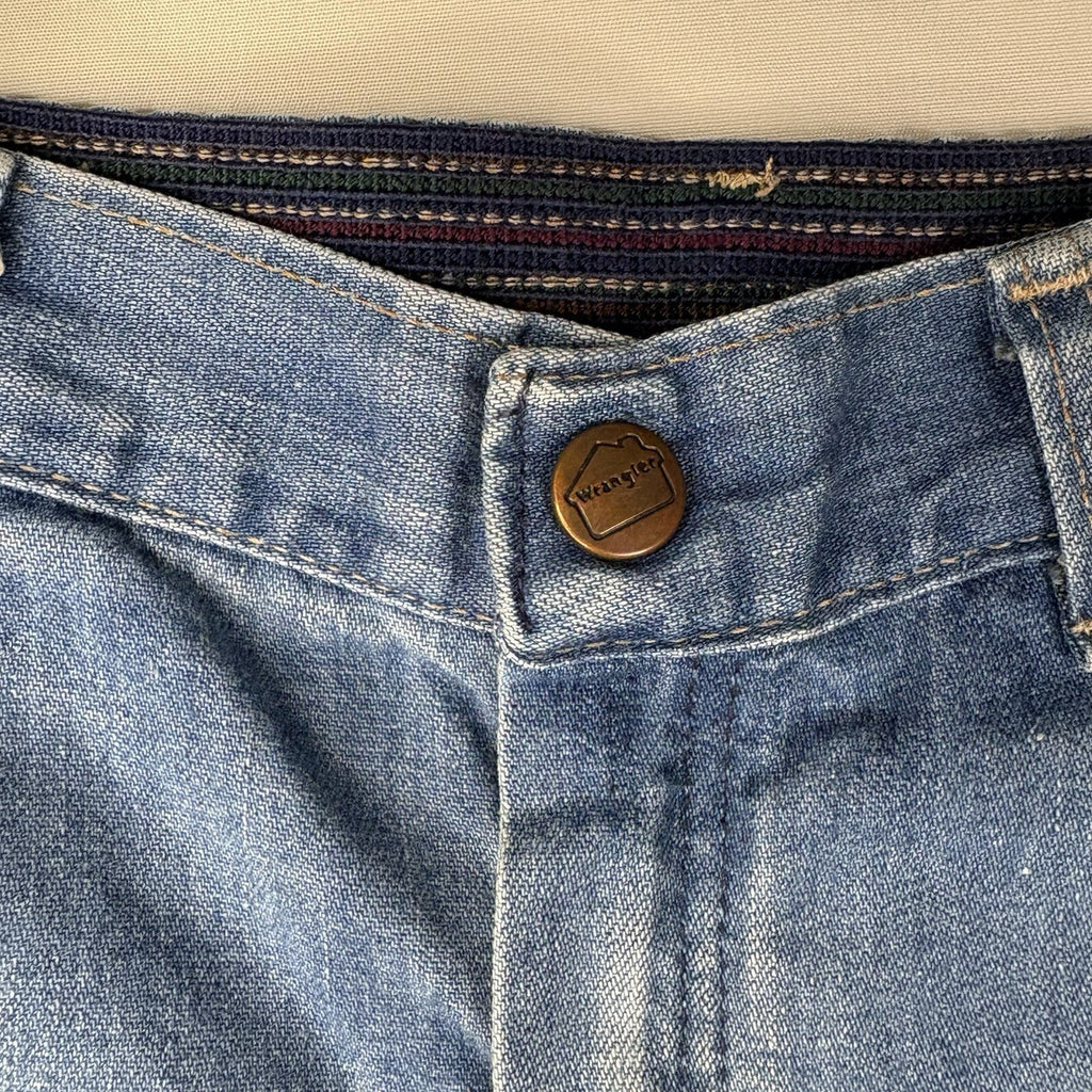 Vintage Wrangler Kids Wide-Leg Denim Jeans with Retro Flair
