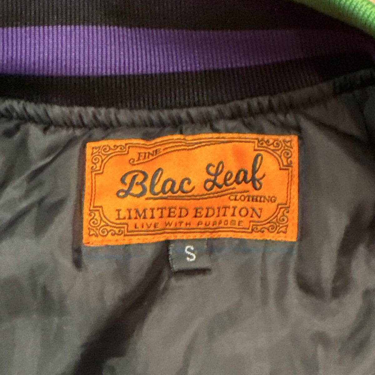 Blac Leaf Limited Edition Graphic Bomber Jacket Size S