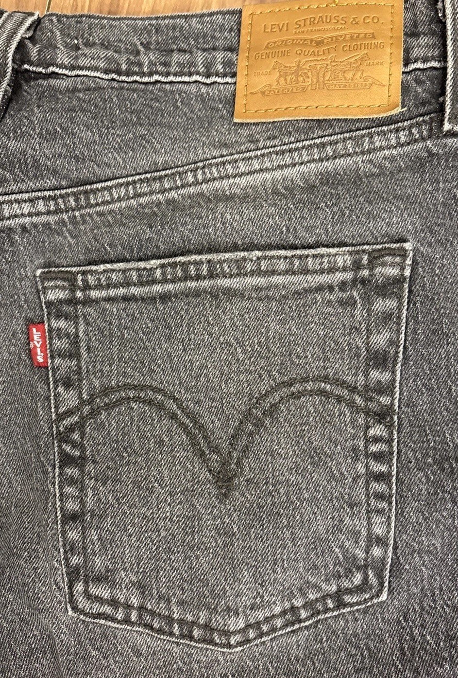 Levi's Premium Ribcage Straight Ankle Jeans - Cloud Over Was