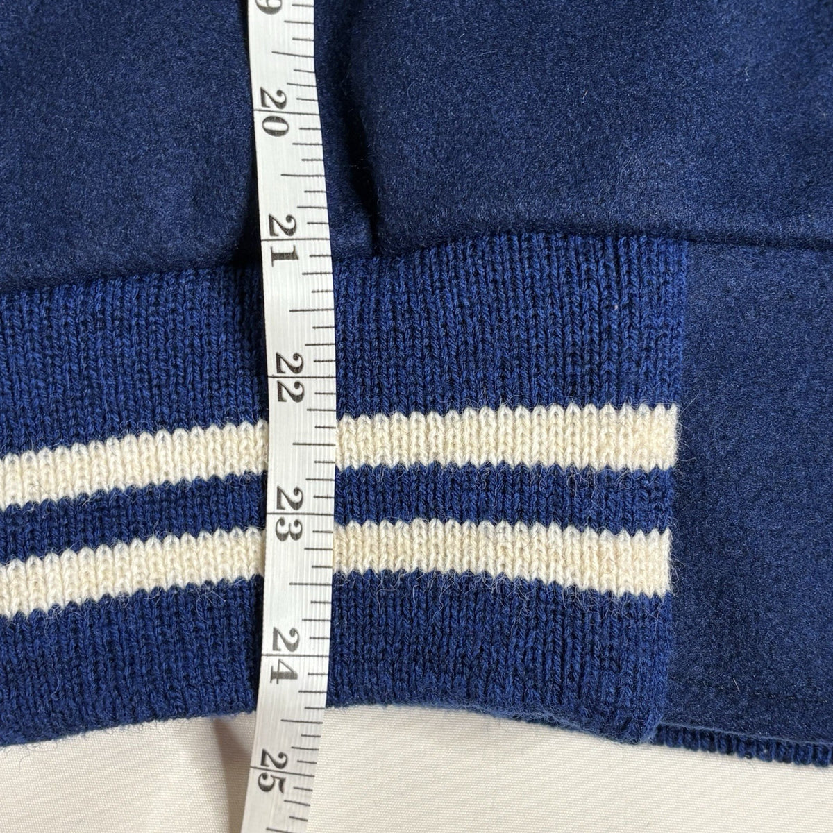 Vintage 1970s The Standard Pennant Co. Varsity Wool Bomber -