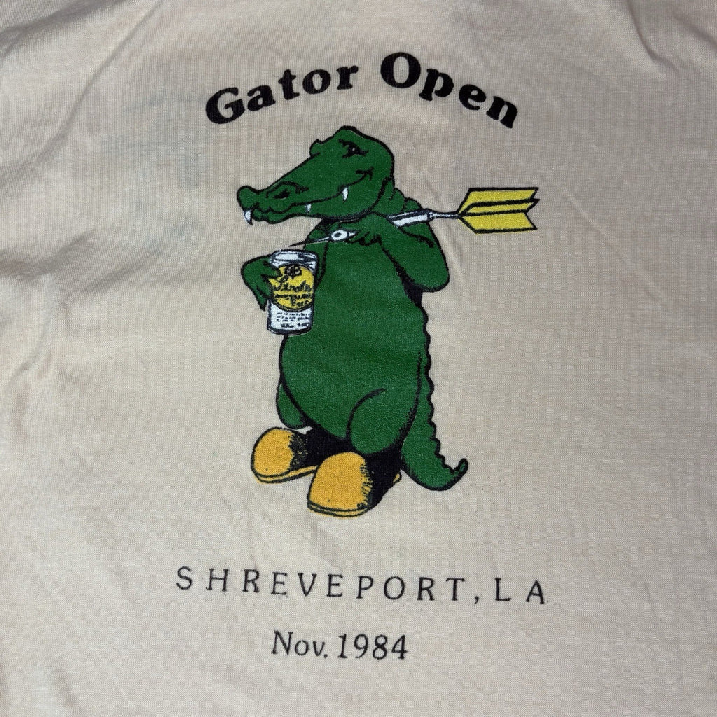 True Vintage 1984 Gator Open Shreveport LA Golf Polo