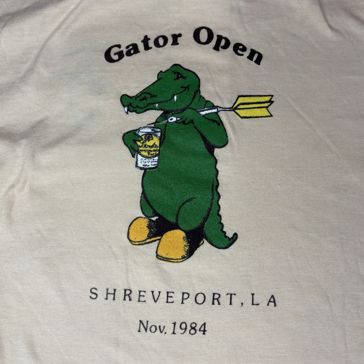 True Vintage 1984 Gator Open Shreveport LA Golf Polo