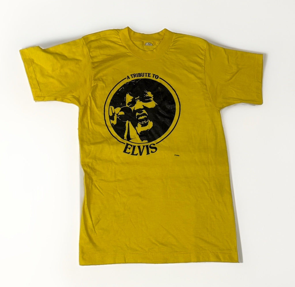 Authentic Vintage 1980s Screen Stars 'A Tribute to Elvis' T‑