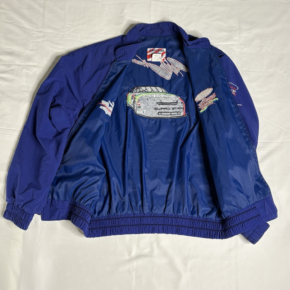 Vintage 90s Jeff Gordon NASCAR Jacket Large DuPont Refinish