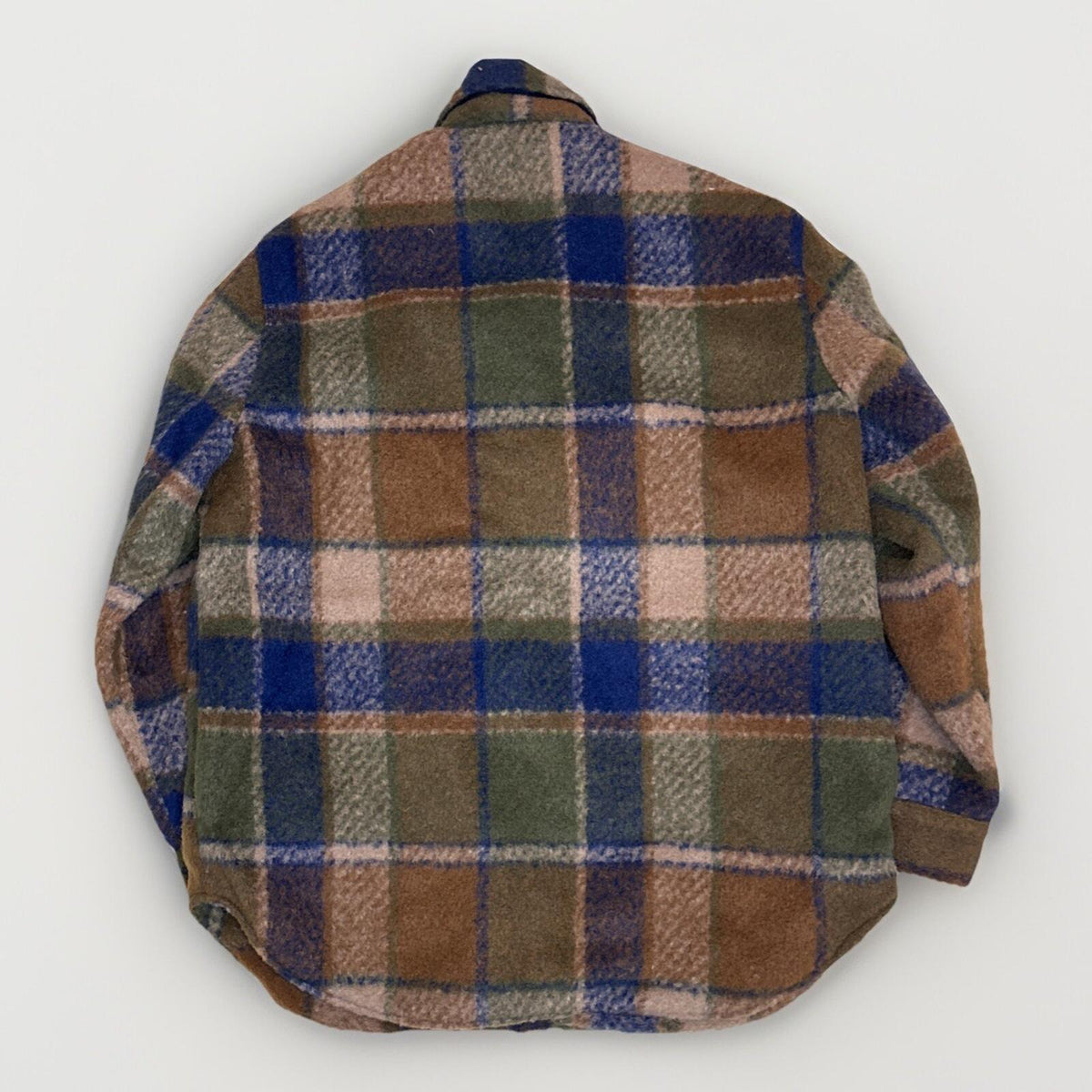 BLANKNYC Hit The Trail Plaid Flannel Shacket, Medium
