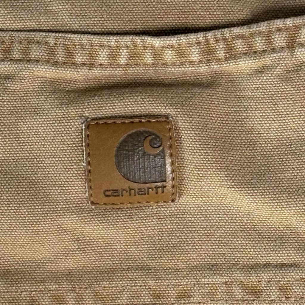 Vintage 2007 Carhartt B11 Brown Duck Canvas Work Dungarees