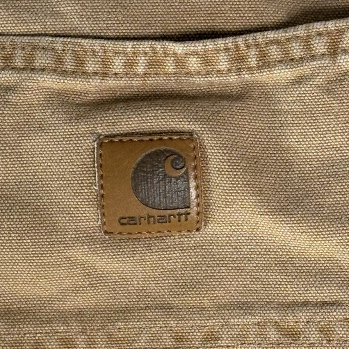Vintage 2007 Carhartt B11 Brown Duck Canvas Work Dungarees