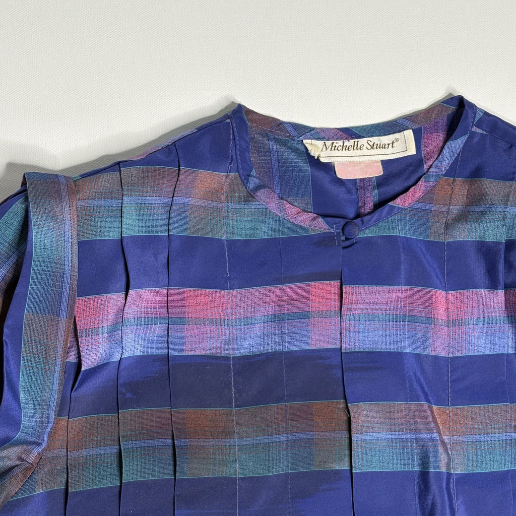 Vintage Michelle Stuart Striped Blouse Top