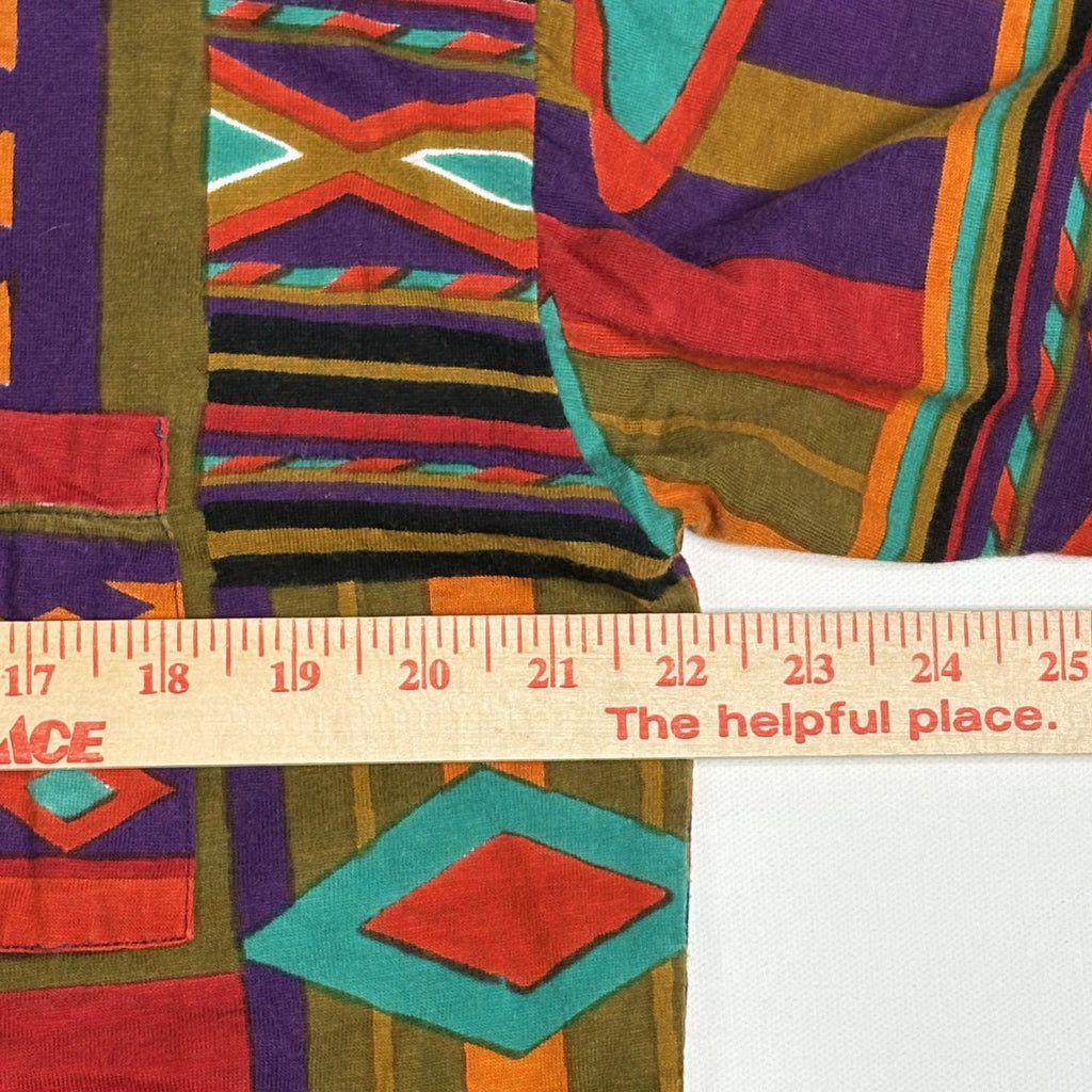 Vintage Shenanigans Aztec Southwest Geometric Knit T Shirt