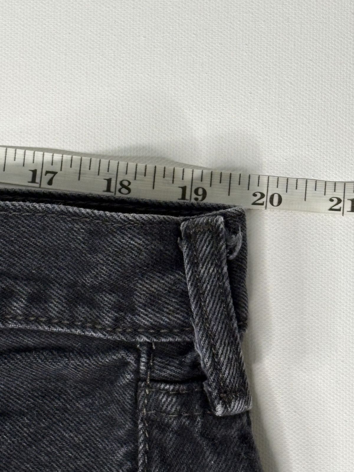 Levi's 501 Black Denim Jeans Mens 40x30 Button Fly Straight
