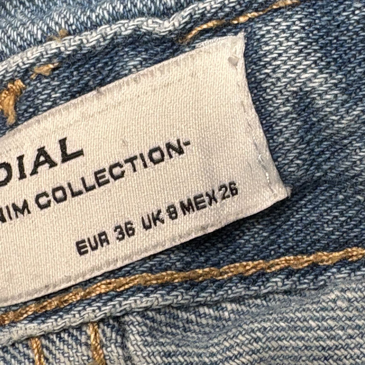 Redial Denim Overall Shorts Jean Dungarees Size 36