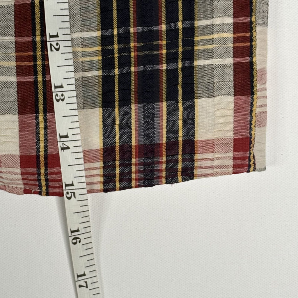 Vintage T3 Originals Kids Plaid Collarless Jacket Shacket