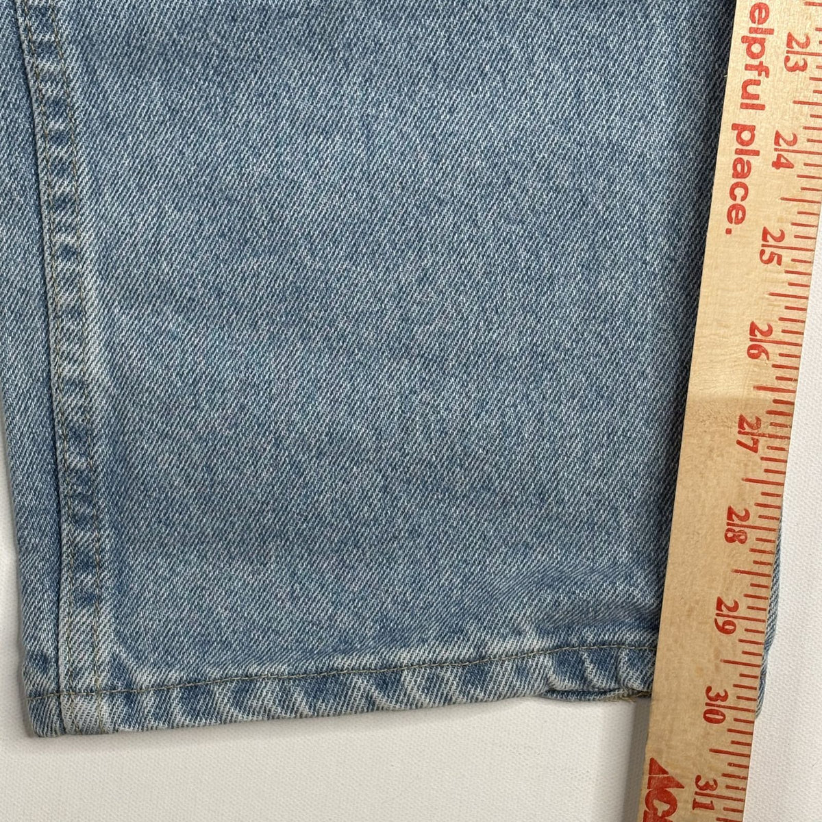 Vtg Wrangler Blues Light Wash Straight Denim Jeans 38x30