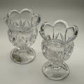Shannon Designs of Ireland Crystal Candlestick Holders Pair