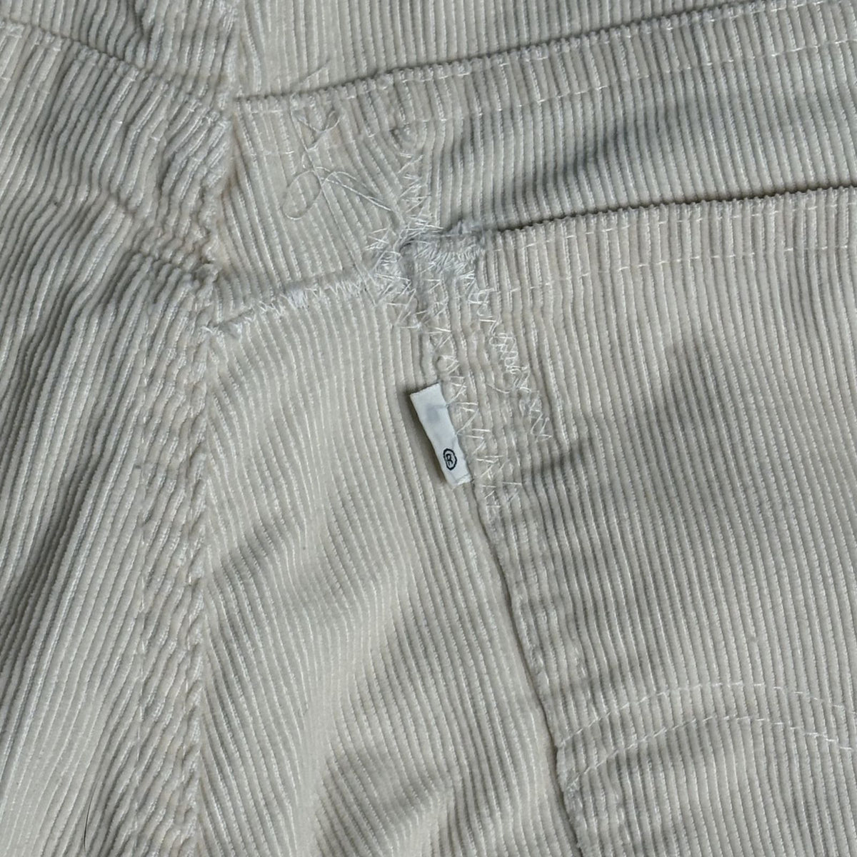 Vintage 70s Levis 517 1552 Beige Corduroy Pants Bootcut USA