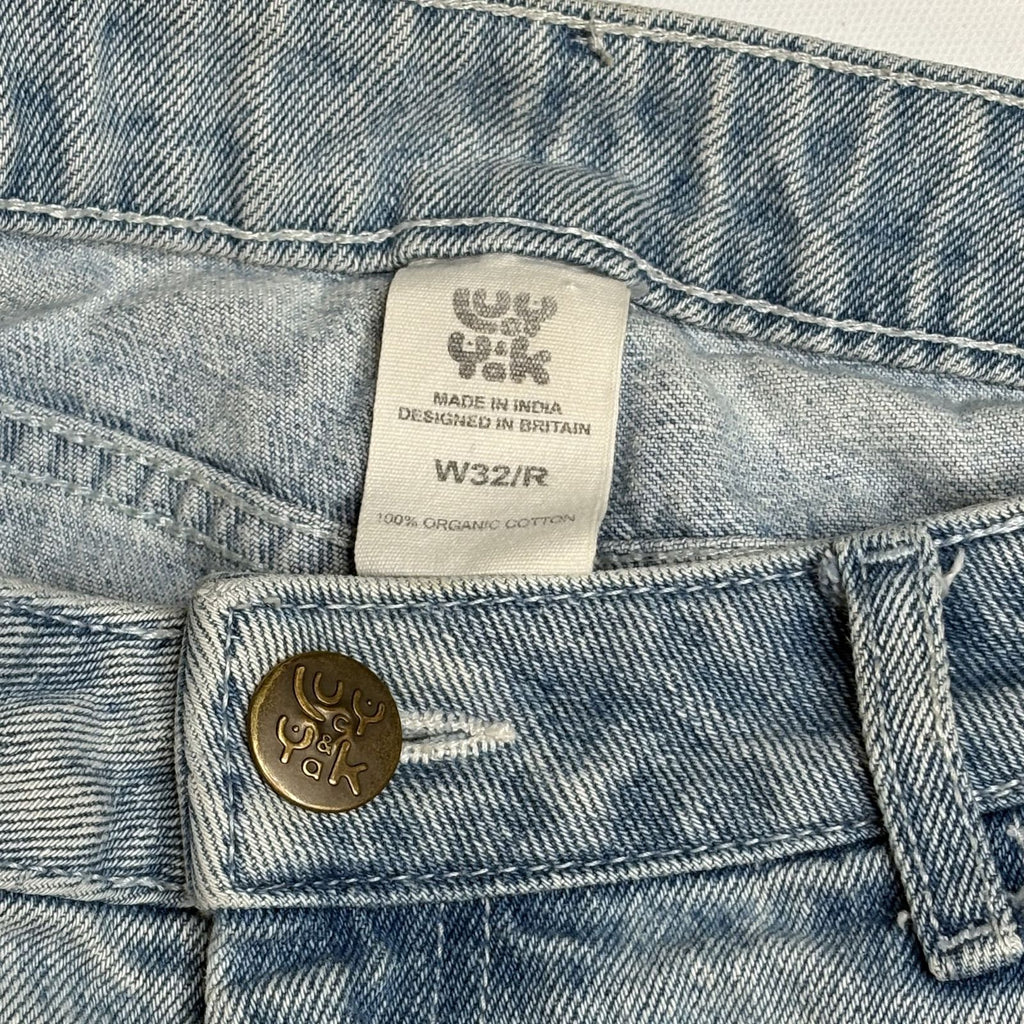 Lucy & Yak Organic Cotton Blue Denim Jeans W32/R