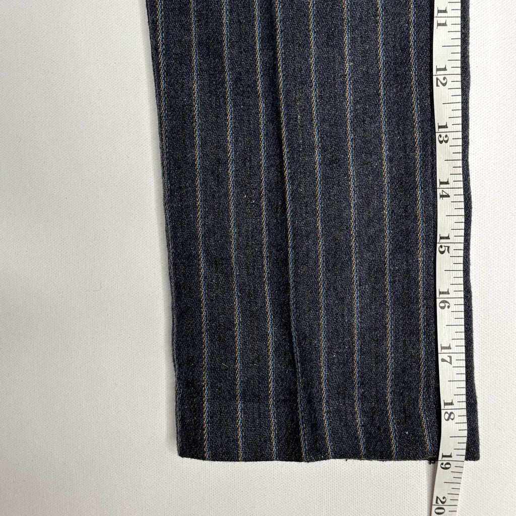 Vintage Farah Boys Pinstripe Slacks Pants Dark Gray 4T 5T