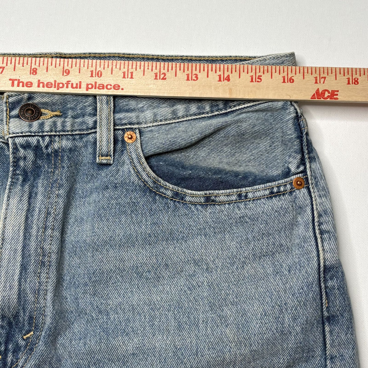 Vintage Levi’s 501 Cutoff Denim Shorts Light Wash